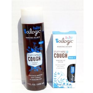 NEW Oilogic Stuffy nose&Cough vapor bath &Roll on